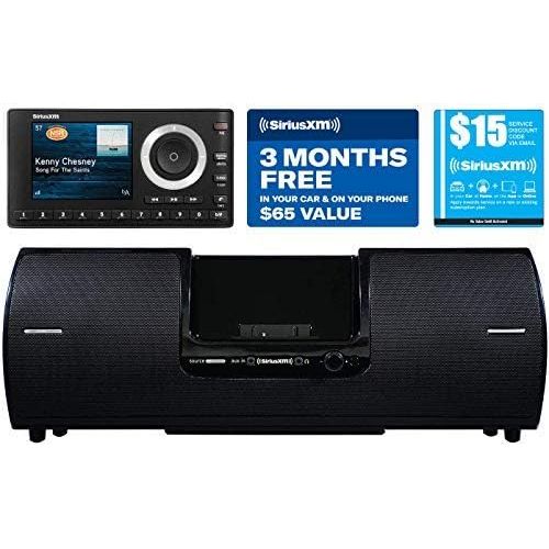  SiriusXM SXSD2 Portable Speaker Dock Audio System for Dock and Play Radios (Black)