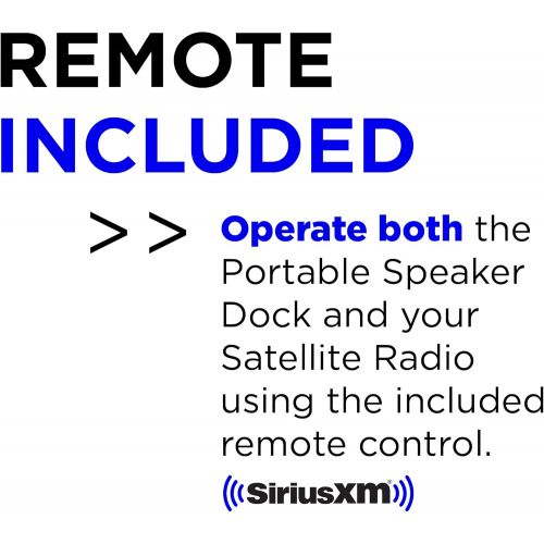  SiriusXM SXSD2 Portable Speaker Dock Audio System for Dock and Play Radios (Black)