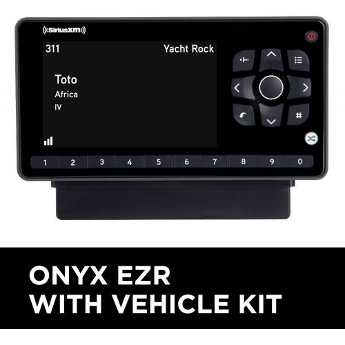  SiriusXM SXEZR1V1 Onyx EZR Satellite Radio with Vehicle Kit - Get 3 Months Free Service with Subscription