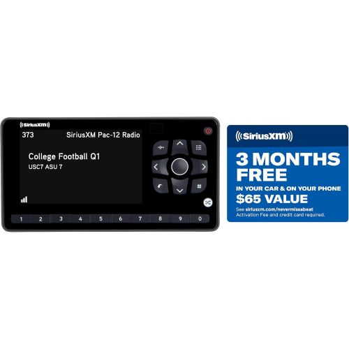  SiriusXM SXEZR1V1 Onyx EZR Satellite Radio with Vehicle Kit - Get 3 Months Free Service with Subscription