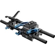 SIRUI Universal Camera 15mm Rod Rail Baseplate with Dual Carbon Fiber Rods, Y-shaped lens Bracket, Arca Type Quick Release Plate and Clamp Set, Rod Rail Base Plate for Tripod, Shoulder Rig, SC-BPS