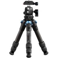 SIRUI Carbon Fiber Travel Tripod with 360° B-00K Arca-Swiss Ballhead, Mini Desktop Tripod for Mirrorless Cameras, Folded Height 12.1