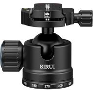 Low Profile Ball Head SIRUI AM-40, Professional Heavy Duty 40mm Tripod Ball Head, 360° Panoramic CNC Aluminium Alloy Tripod Head for DSLR Camera, Camcorder, Quick Release Plate, Max Load 88lbs/40KG