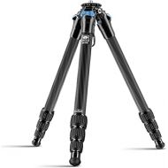 SIRUI AM-284 Carbon Fiber Tripod for Travel, Professional Camera Tripod with 4-Section Legs, Twist Leg Locks, Detachable Metal Spikes, Loads up 33LB, Max Height 47.2“