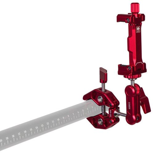  Sirui Alien Series Crab Clamp with Magic Arm (Red)