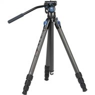 Sirui Standard Series 4-Section Carbon Fiber Tripod Kit with Ultracompact Video Head