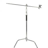 Sirui C-STAND-02 C-Stand with Boom Arm, Casters, and Sandbag (Chrome)