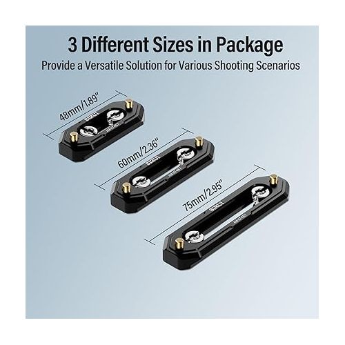  SIRUI 3 Pack NATO Rail Set, Quick Release 2