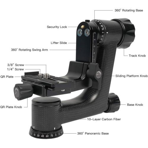  SIRUI PH-Series Carbon Fiber Gimbal Head (PH-10)