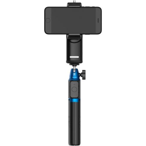  SIRUI VK-2K Handheld Gimbal Stabilizer and Selfie Stick Black, Compatible with Most Smartphones, with Fill Light, Mirror and Bluetooth Connecting