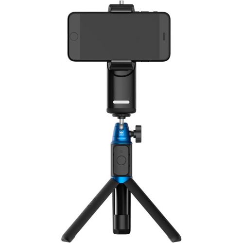  SIRUI VK-2K Handheld Gimbal Stabilizer and Selfie Stick Black, Compatible with Most Smartphones, with Fill Light, Mirror and Bluetooth Connecting