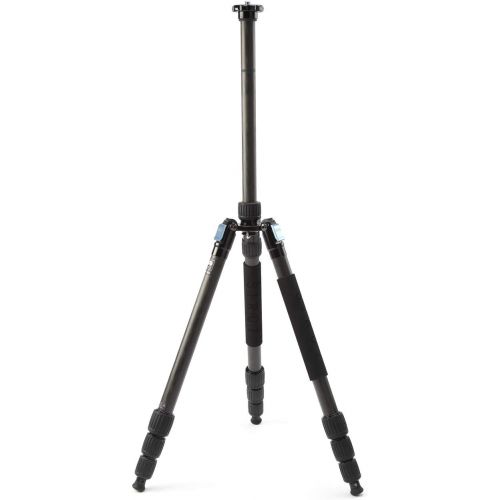  [아마존베스트]Sirui W-1204 4-Section Waterproof Carbon Fiber Tripod, 33.1lbs Capacity, 65 Maximum Height, Gray (6913)