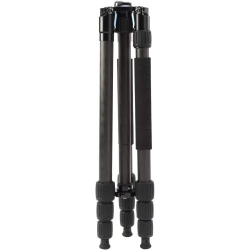  [아마존베스트]Sirui W-1204 4-Section Waterproof Carbon Fiber Tripod, 33.1lbs Capacity, 65 Maximum Height, Gray (6913)