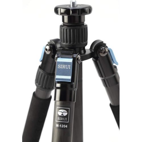  [아마존베스트]Sirui W-1204 4-Section Waterproof Carbon Fiber Tripod, 33.1lbs Capacity, 65 Maximum Height, Gray (6913)