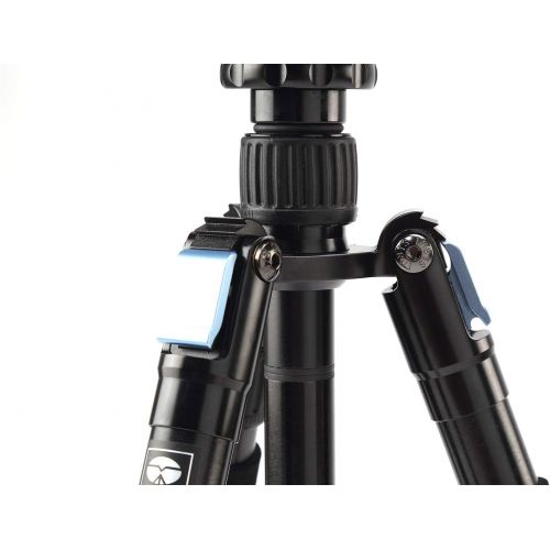  Sirui W-1204 4-Section Waterproof Carbon Fiber Tripod, 33.1lbs Capacity, 65 Maximum Height