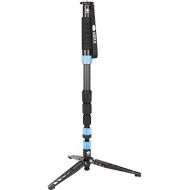 Sirui P-324SR 4 Section Carbon Fiber PhotoVideo Monopod with Support Feet, Extends to 5.7, Folds to 2.4