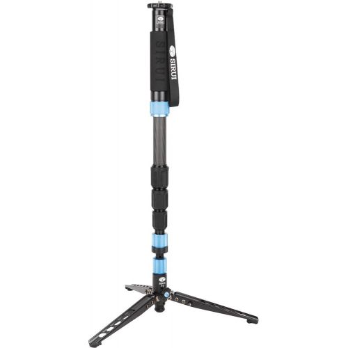  Sirui P-324SR 4 Section Carbon Fiber PhotoVideo Monopod with Support Feet, Extends to 5.7, Folds to 2.4