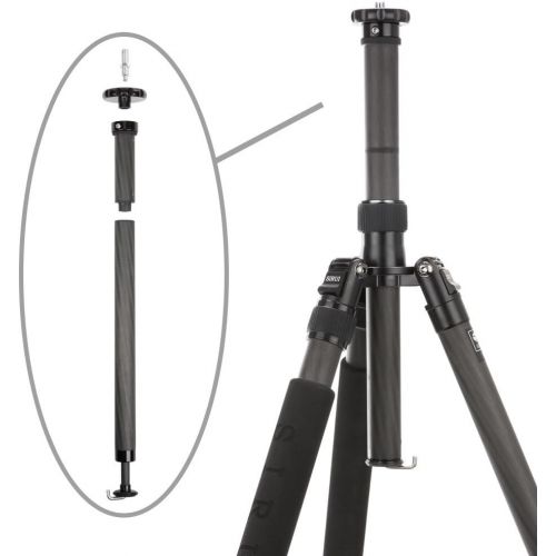  Sirui SIRUI N-2204X 4 Section Pro Carbon Fiber Tripod with Travel Bag (Max Load 33lb)