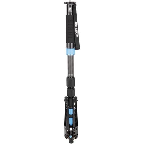  Sirui P-224S Carbon Fiber PhotoVideo Monopod, 63 Max Height, 17.6 lbs Load Capacity, 4-Legs Sections