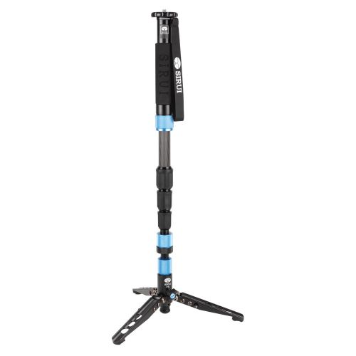  Sirui P-224S Carbon Fiber PhotoVideo Monopod, 63 Max Height, 17.6 lbs Load Capacity, 4-Legs Sections