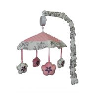 Musical Mobile for Grey Damask Baby Bedding Set By Sisi