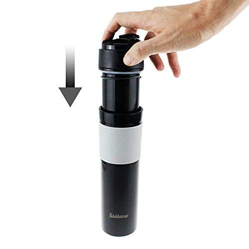  [아마존베스트]Sisitano Portable French Press Coffee Maker With Tumbler Mug For Travel. Brew Perfect Coffee With Our Mini French Press Plunger (11.8 Oz). Great for Camping, Backpacking, Commuters and Your