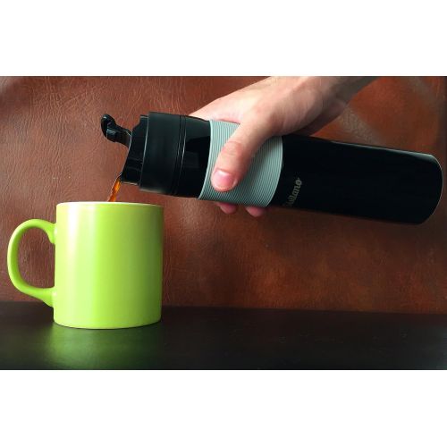  [아마존베스트]Sisitano Portable French Press Coffee Maker With Tumbler Mug For Travel. Brew Perfect Coffee With Our Mini French Press Plunger (11.8 Oz). Great for Camping, Backpacking, Commuters and Your