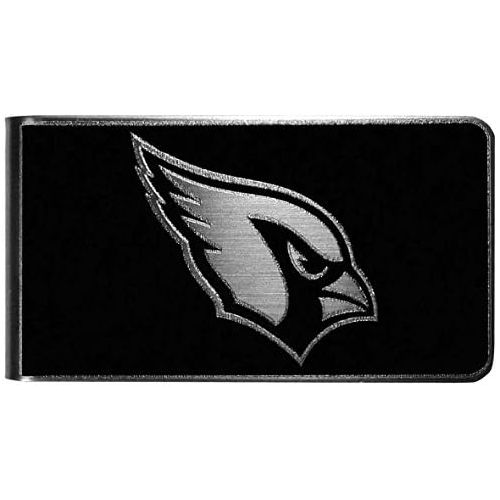  Siskiyou NFL Mens Black and Steel Money Clip