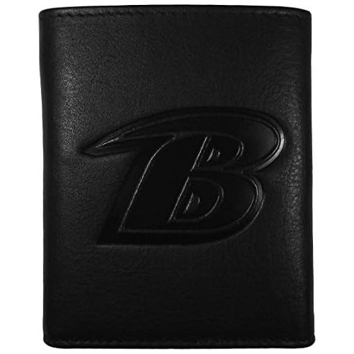  Siskiyou NFL Unisex Embossed Leather Tri-fold Wallet