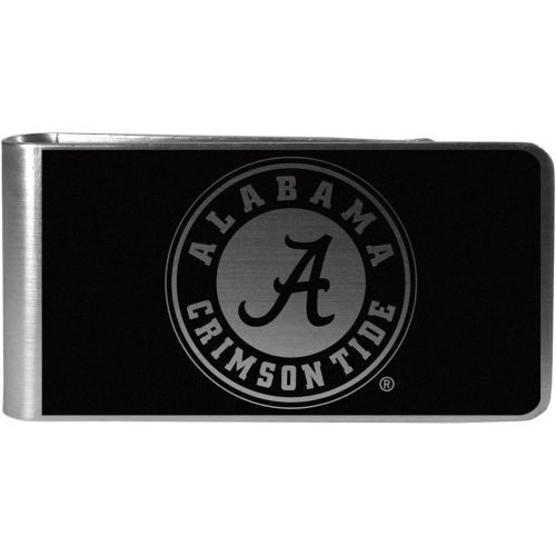  Siskiyou NCAA Mens Black and Steel Money Clip