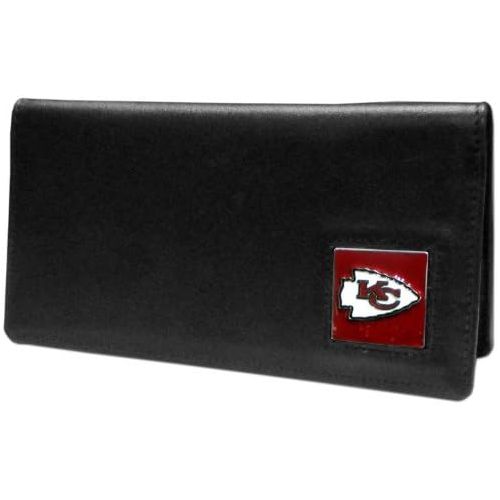  Siskiyou NFL Kansas City Chiefs Leather Checkbook Cover