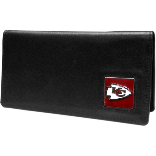  Siskiyou NFL Kansas City Chiefs Leather Checkbook Cover