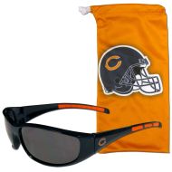 Siskiyou NFL Chicago Bears Adult Sunglass and Bag Set, Orange