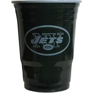 NFL Siskiyou Sports New York Jets Plastic Game Day Cups, 18 Count, (18 oz) Team Color