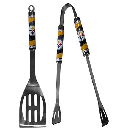  Siskiyou NFL Pittsburgh Steelers Steel BBQ Tool Set (2 Piece)