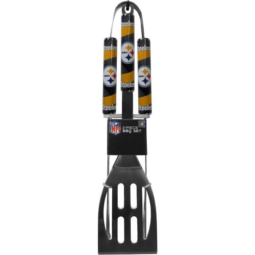  Siskiyou NFL Pittsburgh Steelers Steel BBQ Tool Set (2 Piece)