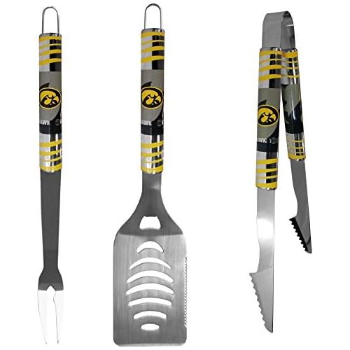  Siskiyou NCAA Iowa Hawkeyes Tailgater BBQ Tool Set (3 Piece)