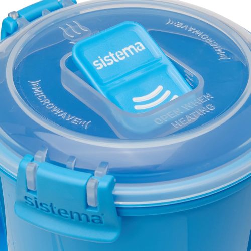  Sistema Microwave Suppentasse, 656ml, blau