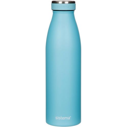  [아마존 핫딜]  [아마존핫딜]Sistema Stainless Steel Bottle, 500ml (Assorted Colours)