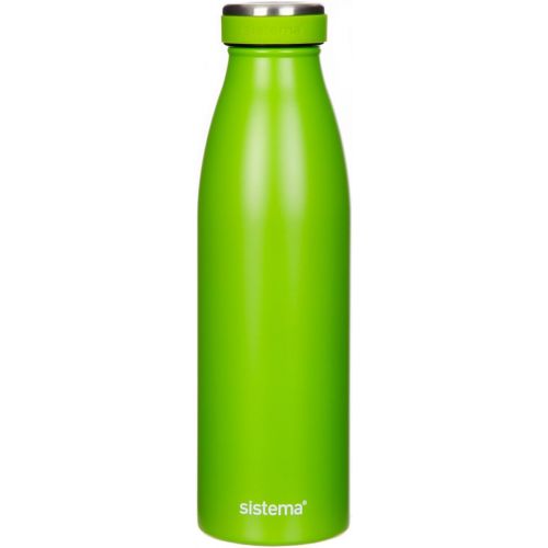  [아마존 핫딜]  [아마존핫딜]Sistema Stainless Steel Bottle, 500ml (Assorted Colours)