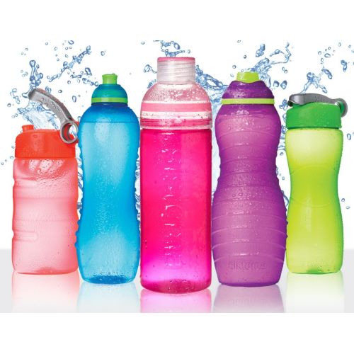  [아마존베스트]Sistema 645ml Hourglass Bottle (Colors may vary)