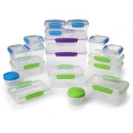 Sistema KLIP IT Accents Collection Food Storage Containers Set, 36 Piece Assorted Colors