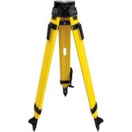 SitePro 01-WDF20-B 58-11 Heavy Duty Fiberglass and Wood Tripod with Quick Clamp, Black