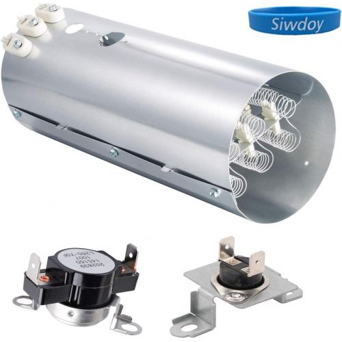  Siwdoy 134792700 Dryer Heating Element, 137032600 Thermal Limiter and 3204267 Thermostat Compatible with Electrolux Frigidaire PS2349309 AP4368653 AP4368739 PS2349395 AP213147