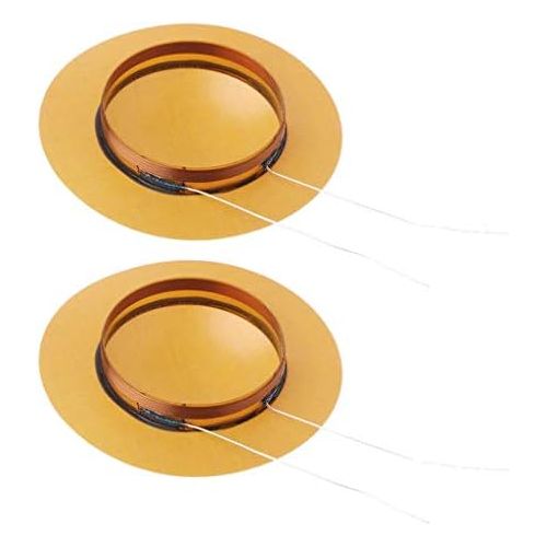  siwetg 2 pieces 25.5 mm tweeter voice coil horn treble speaker resin sound film membrane