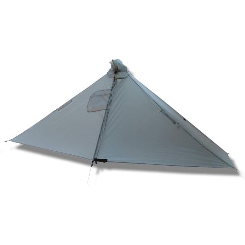  Six Moon Designs Gatewood Cape - 10 oz - 1 Person Ultralight Tarp/Cape (Gray)