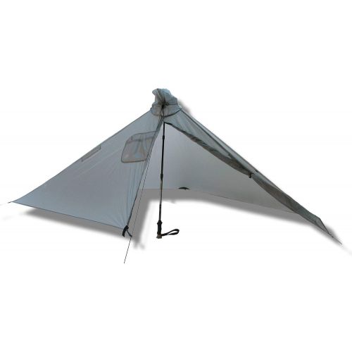  Six Moon Designs Gatewood Cape - 10 oz - 1 Person Ultralight Tarp/Cape (Gray)