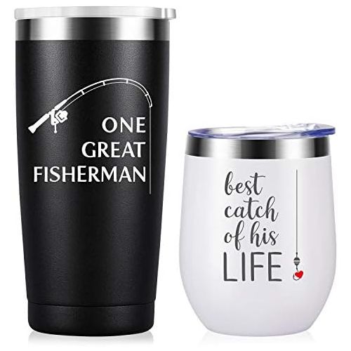  [아마존베스트]Sixspace Wedding Anniversary for Couple Friend Lovers Cups Stainless Steel Wine Tumbler Travel Mug with Straw and Lid,2 Pack