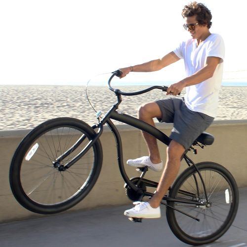  Sixthreezero sixthreezero Mens In The Barrel Beach Cruiser Bicycle, 26 Wheels/ 18 Extended Frame