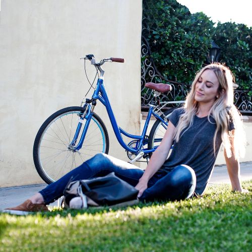  Sixthreezero sixthreezero Body Ease Womens Comfort Bicycle with Rear Rack